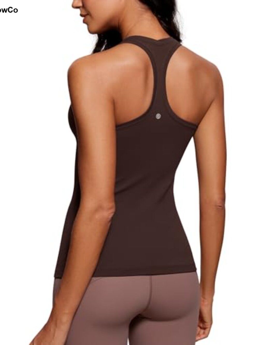 Butterluxe Racerback Tank Hip Length Athletic Yoga Top